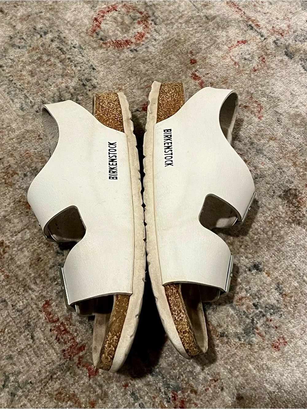 Birkenstock White Two-Strap Open-Toe Women's Sandals